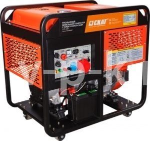 Дизельный генератор Скат УГД-11500EТ трехфазная  фото