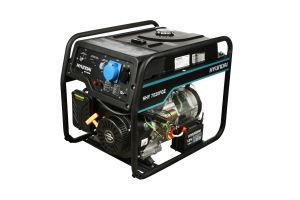 Бензиновый генератор Hyundai HHY 7020FGE  передвижной фото