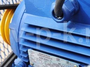 Электродвигатель со шкивом С412М для компрессора АСО-Бежецк фото