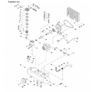 MOTOR POWER CORD FUBAG ROBUST AIR HS2065Z55 фото