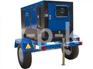 Дизельный генератор ТСС АД-15С-Т400-1РКМ7 в шумозащитном кожухе на прицепе