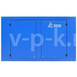 Дизельный генератор ТСС АД-64С-Т400-1РМ20 в погодозащитном кожухе с АВР