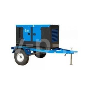 Дизельный генератор ТСС АД-16С-230-1РКМ11 в шумозащитном кожухе на прицепе с АВР 028677 (с автозапуском) фото