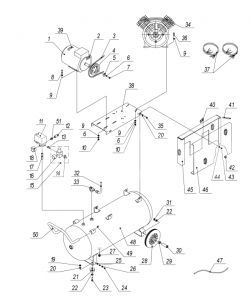 R 4141301600 Манометр D.50 мм, 1/4", 16 Bar (аналог 7110020000) для 100lb30