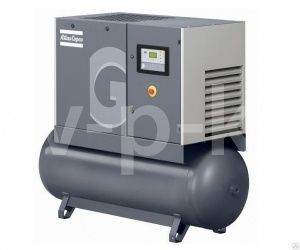 Винтовой компрессор Atlas Copco GA 15 10 P с ресивером для шиномонтажа фото