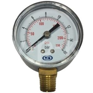 R 4141301600 Манометр D.50 мм, 1/4", 16 Bar (аналог 7110020000) для 100v90