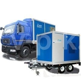 Дизельный генератор ТСС АД-250С-Т400-1РМ17 (mecc alte) на прицепе  фото