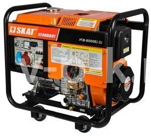 Дизельный генератор Скат УГД-6000ЕТ/4кВт трехфазная