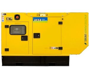 Дизельный генератор Aksa APD440P в кожухе  фото