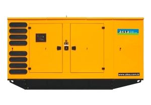 Дизельный генератор Aksa APD550C в кожухе  фото