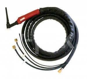 Aurora Горелка TIG SUPER TS 18 320A (100%), M12x1, газ 1/4G, вода 3/8G, 4m-с упр. разъёмами 2-3-5pin