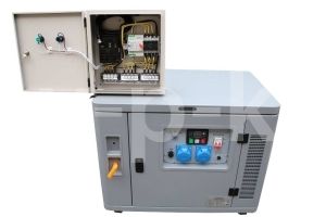 Дизельный генератор Амперос LDG15000E  стартер в кожухе с АВР  фото