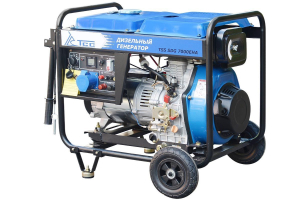 Дизельный генератор ТСС SDG 7000EHA в погодозащитном кожухе  фото