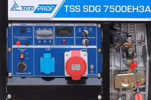 Дизельный генератор ТСС SDG 7500EH3A 100027 фото