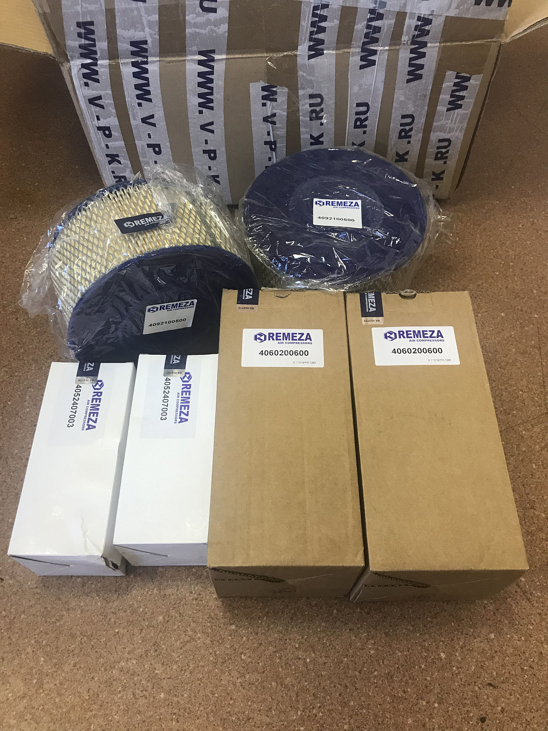 Отгрузка фильтров для проведения ТО