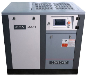 Винтовой компрессор IRONMAC IC 50/8 C VSD (IP23) масляный фото