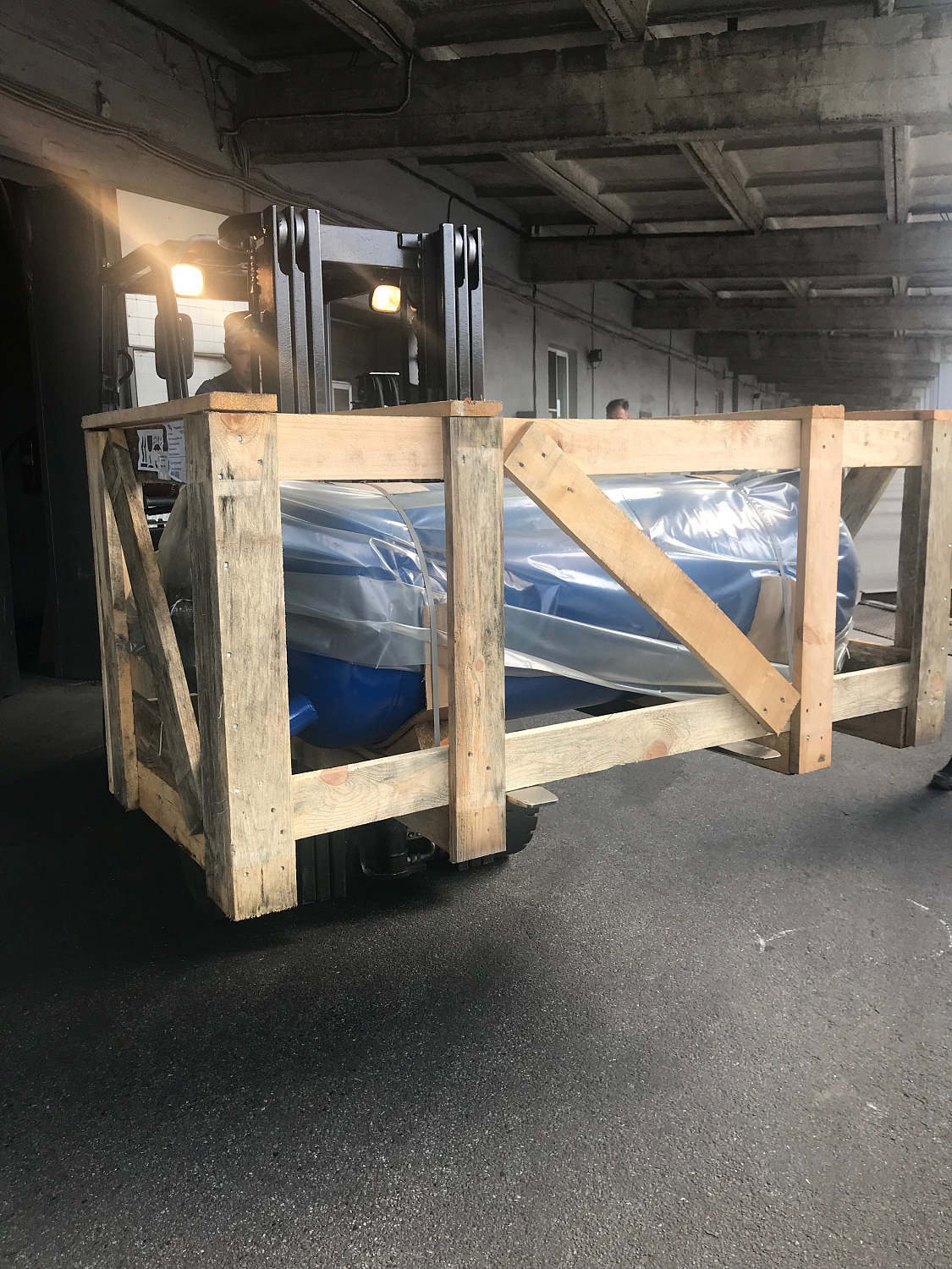 Отгрузка ресивера вертикального