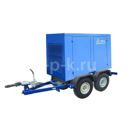 Дизельный генератор ТСС АД-25С-Т400-1РМ7 РПМ на прицепе