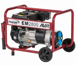 Бензиновый генератор PRAMAC EM2800, 230V, 50Hz #Wheel kit  фото