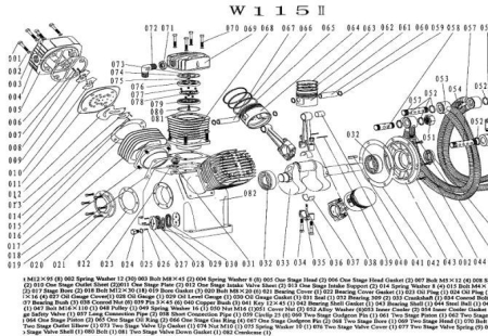 Болт М12*30 для w115-10 (10 бар)