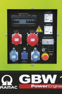 Дизельный генератор PRAMAC GBW10P 1-фазный в кожухе  фото