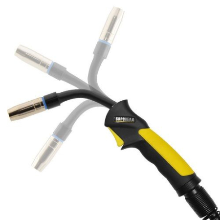 Горелка для полуавтомата БАРС MIG-25 FLEX (230 А, ⌀ 0,8-1,2 мм, 5 м, возд.)