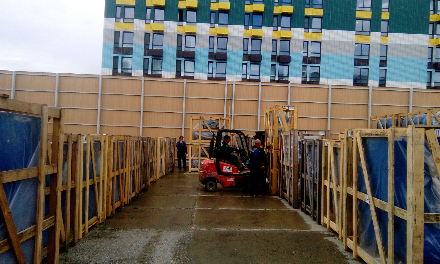 Отгрузка винтового компрессора Zammer 