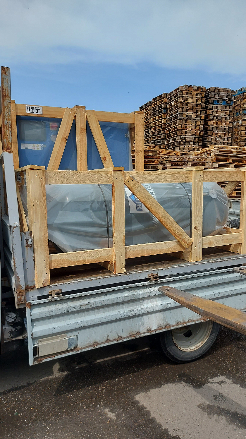 Отгрузка мощного винтового компрессора Remeza ВК25-8 в г. Краснодар