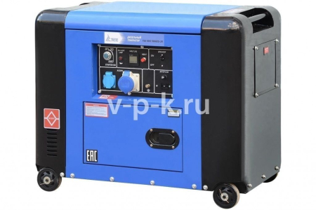Дизельный генератор ТСС SDG 5000ES-2R в шумозащитном кожухе