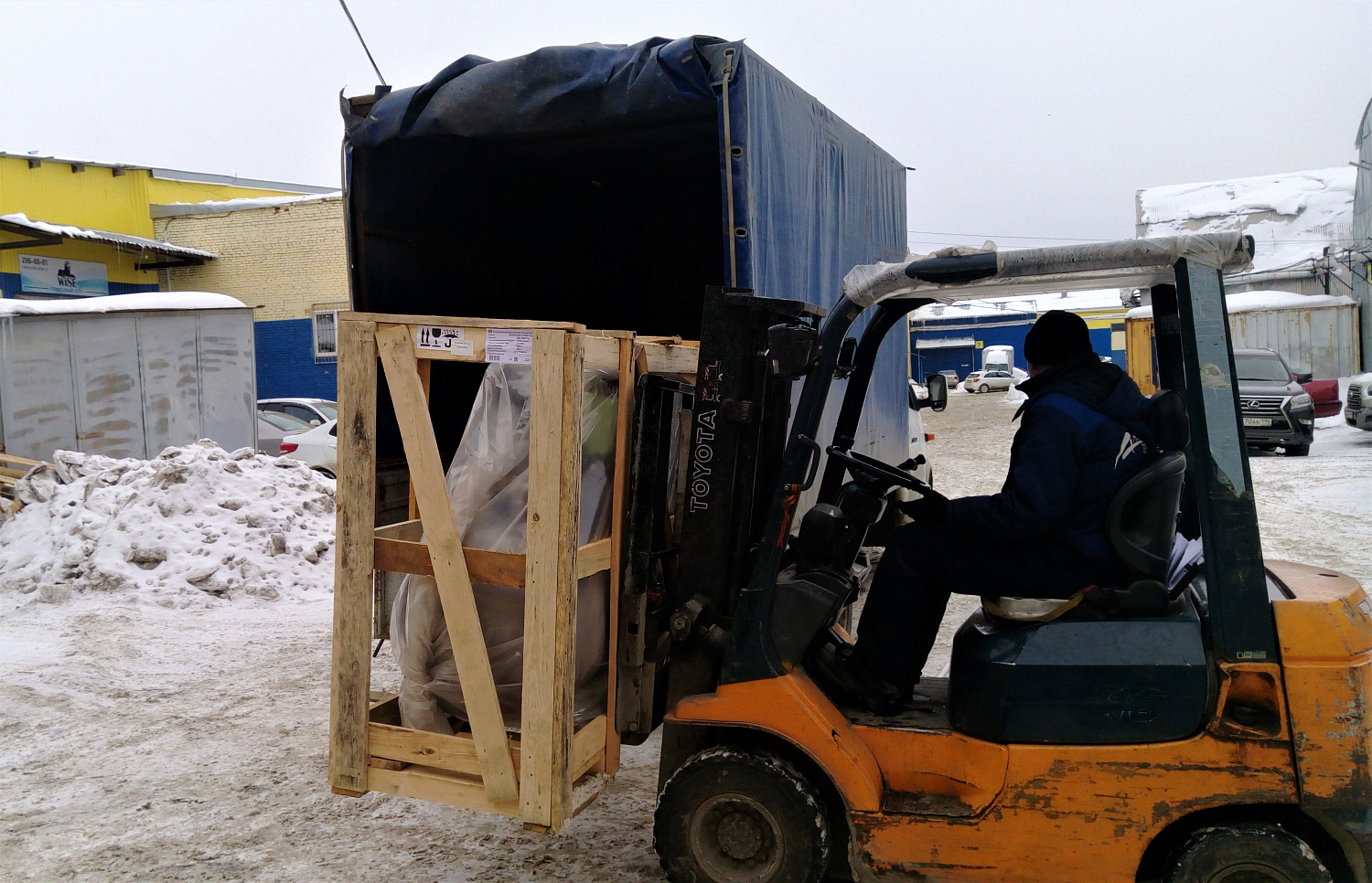 Отгрузка дилеру поршневого компрессора REMEZA СБ4/Ф-500.LT100