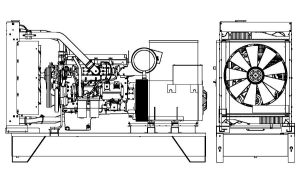 Дизельный генератор Onis Visa DS 300 B  фото