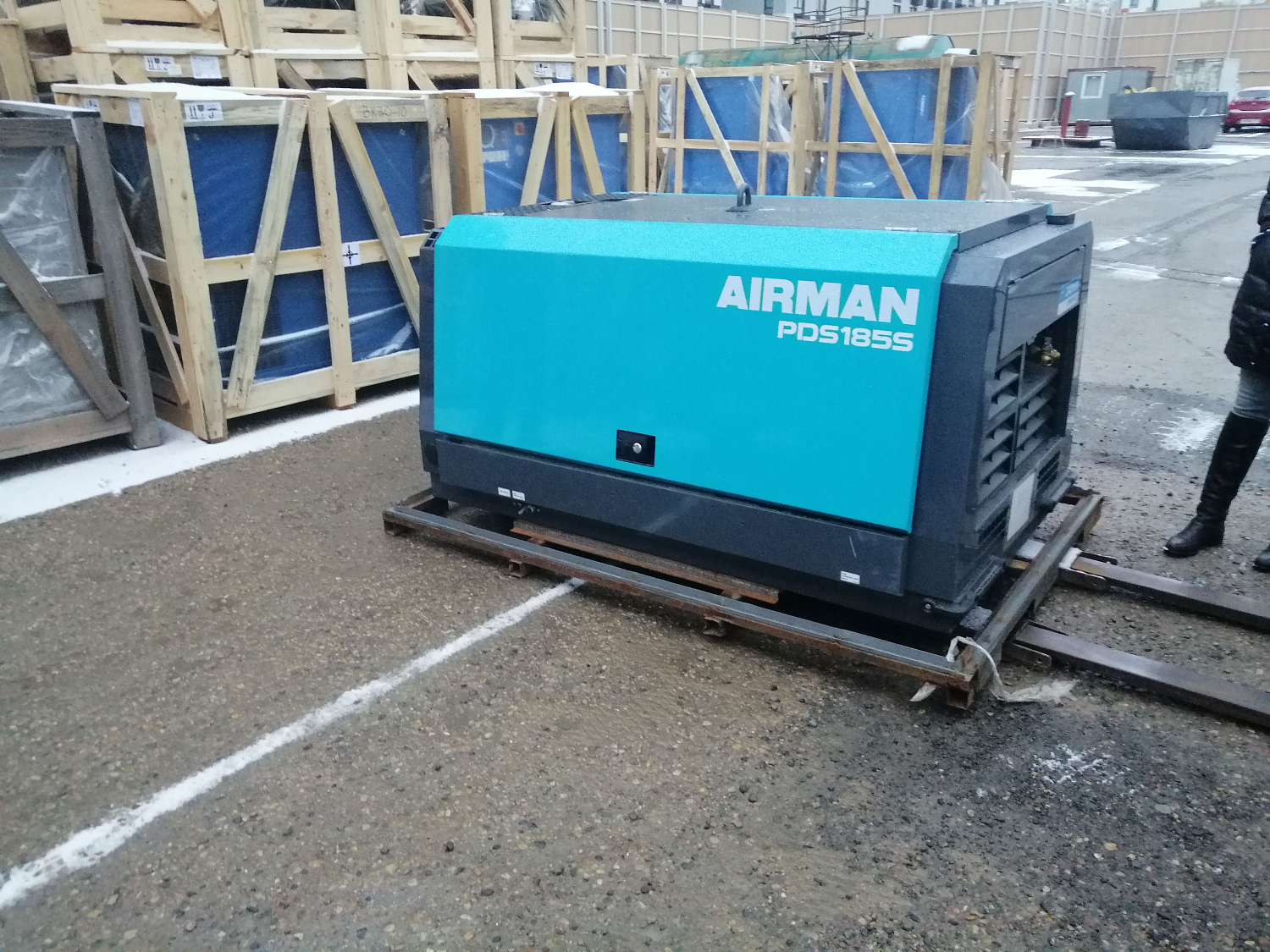 Отгрузка винтового компрессора Airman