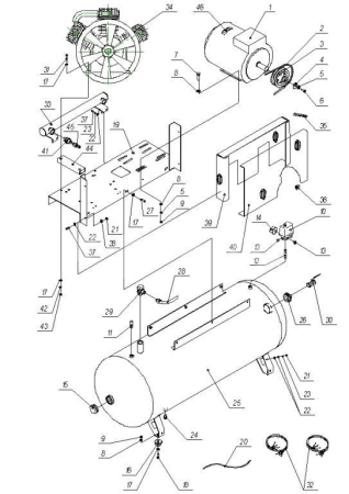 R 3106.00.00.021 Переходник 2"Mх3/4"F для 500w95-16