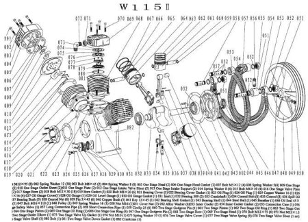 Болт М12*95 для w115-16 (16 бар)