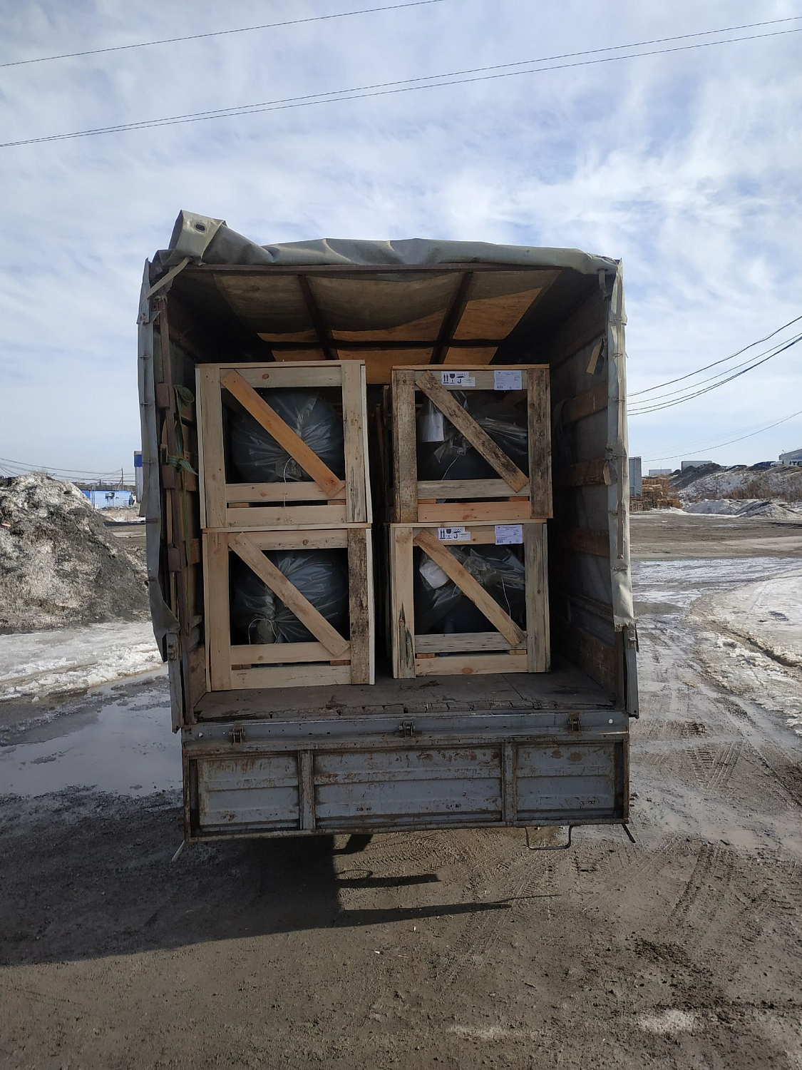 Отгрузка четырех ресиверов в Челябинске