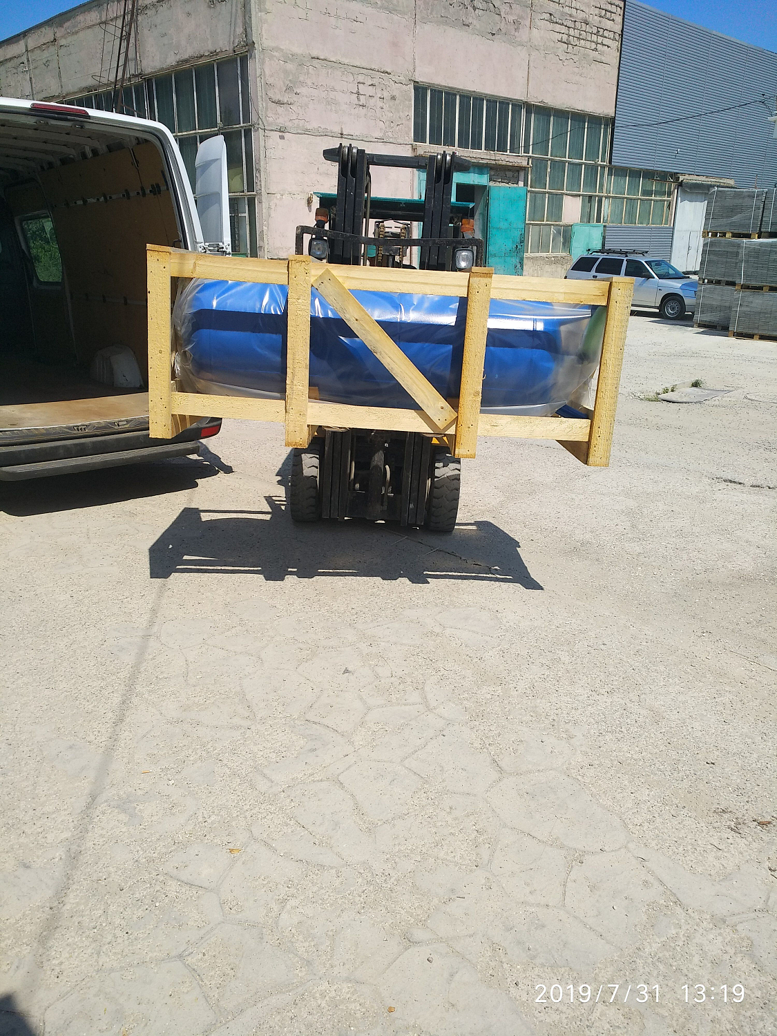 Отгрузка ресивера и осушителя