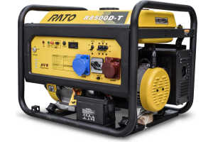 Бензиновый генератор RATO R8500D-T + колесный комплект  (с автозапуском) фото