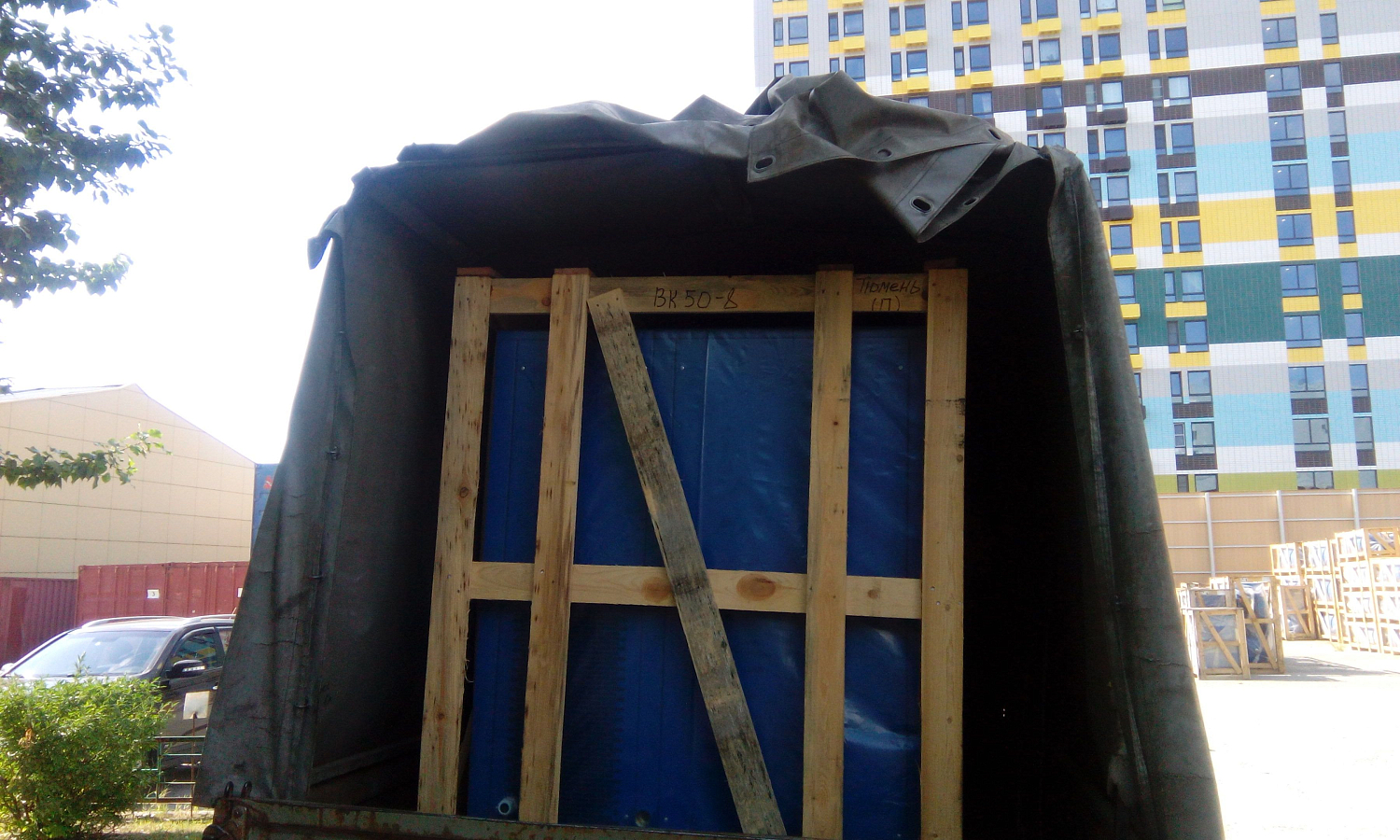 Поставка компрессора Remeza ВК50-8 клиенту в Тюмень