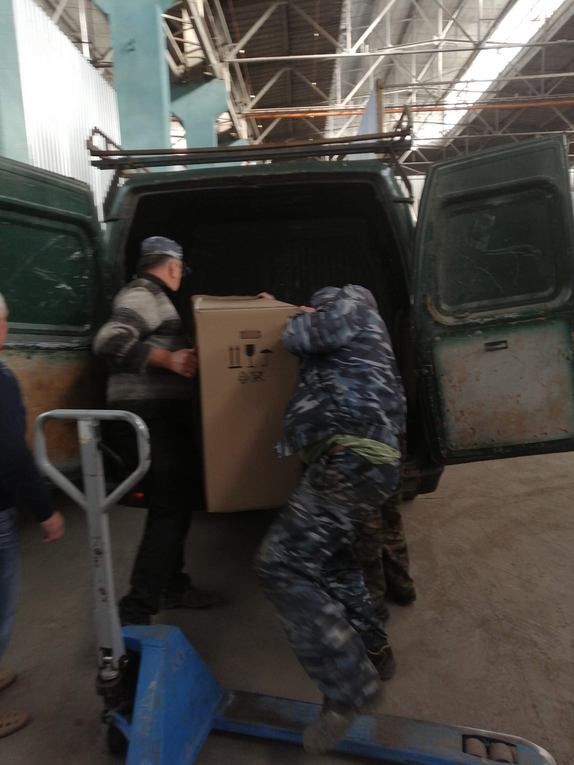 Отгрузка компрессора в Воронеже