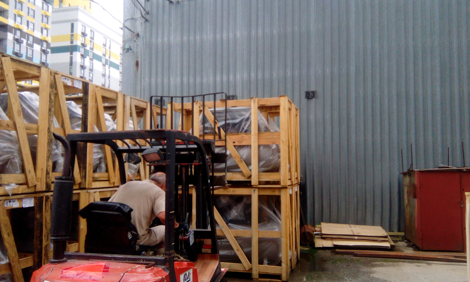 Отгрузка поршневого компрессора Remeza СБ4/Ф-500.LT100