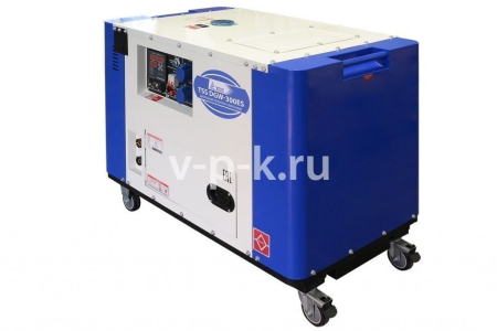 Дизельный генератор ТСС DGW-300ES в шумозащитном кожухе