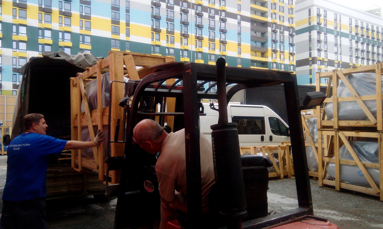 Отгрузка поршневого компрессора Remeza СБ4/Ф-500.LT100