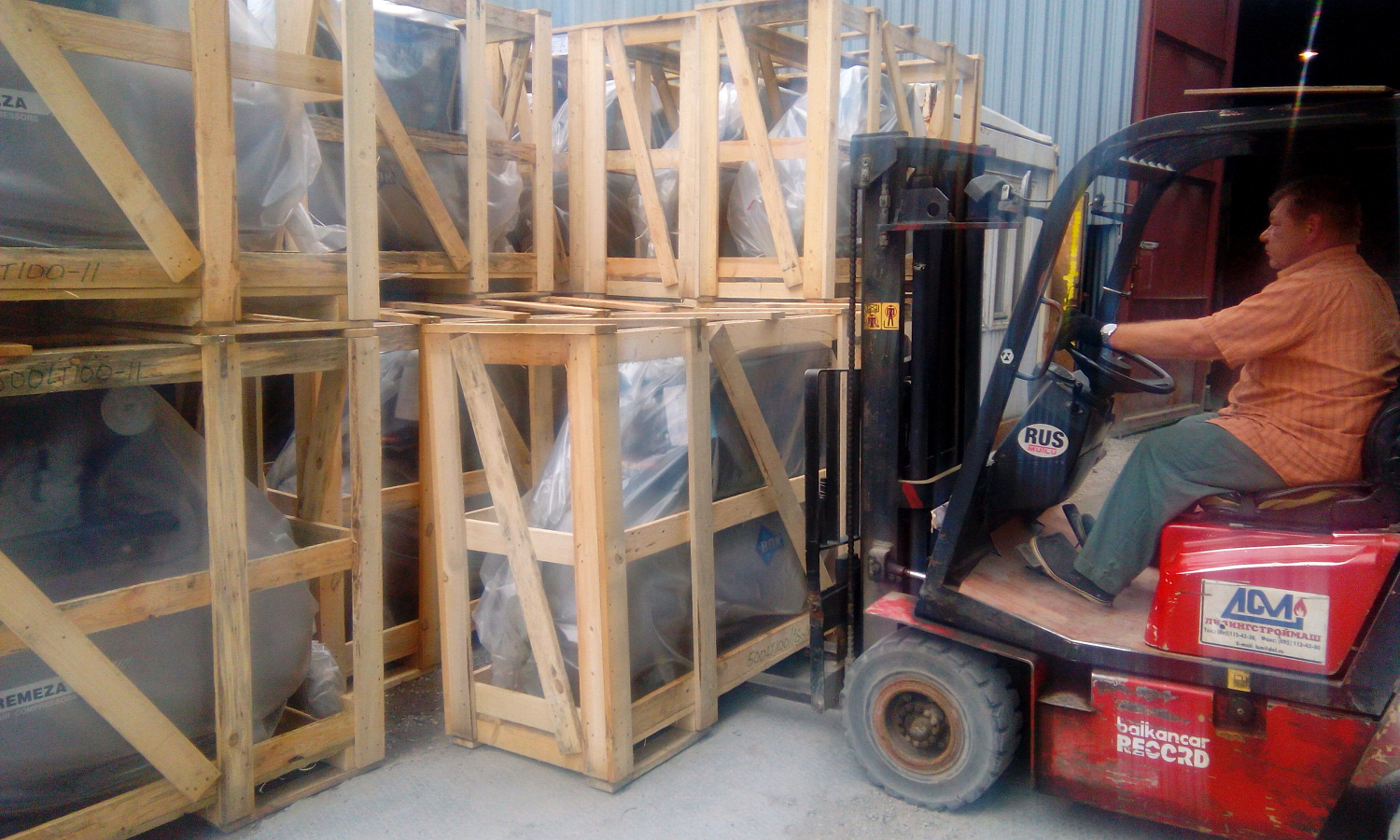 Отгрузка поршневых компрессоров СБ4/Ф-500.LT100 и СБ4/Ф-500.LT100/16 дилеру