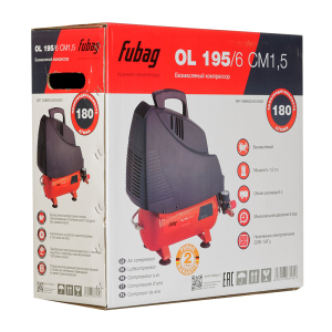 Поршневой компрессор Fubag OL 195/6 CM1.5 646033 безмасляный фото